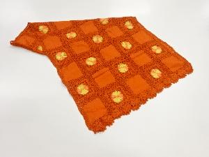 リサイクル　リボンレース花模様ショール